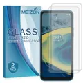 [2 Pack] Nokia XR20 Tempered Glass Crystal Clear Premium 9H HD Screen Protector by MEZON – Case Friendly, Shock Absorption (Nokia XR20, 9H)