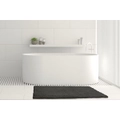 Ardor Toggle Rectangle 50x80cm Bath Floor Mat Toilet Bathroom Charcoal