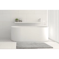 Ardor Toggle 50x100cm Bath Floor Room Mat Toilet Bathroom Rectangle Silver