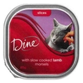 Dine Cat Food Morsels Slow Cooked Lamb 85g x 14