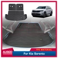 3D TPE Cargo Mat for KIA Sorento MQ4 Series 2020-Onwards Boot Mat Boot Liner Trunk Mat Detachable 3PCS