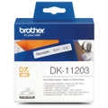 Brother DK-11203 Black on White Thermal Die-Cut Label Roll (17x 87mm) 300/roll