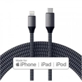 SATECHI USB-C to Lightning Charging Cable 1.8 m (Space Grey) [ST-TCL18M]