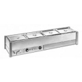 Roband Hot Bain Marie 6 x 1/2 size, pans not included, single row