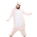Adult Onesie Fleece Unisex Kigurumi Animal Pajamas Cosplay Costume Sleepwear-Pink Dinosaur XL