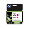 HP 712 3-Pack 29ml Magenta DesignJet Ink Cartridge for T230/T250/T650/Studio