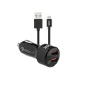 3sixT Car Charger 5.4A + USB-A to Micro USB Cable 1m