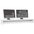 Monitor Stand For 2 Screens Desk Platform Elevated Shelf Computer Screen Riser