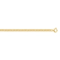 9ct Yellow Gold Silver Filled 19CM Curb Bracelet