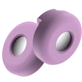 StylePro, Airtag holder 2 pack, soft silicon case for pet collar, purple