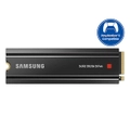 SAMSUNG 980 Pro 2TB NVMe SSD with Heatsink 7000MB/s 5100MB/s R/W 1000K/1000K IOPS 1200TBW 1.5M Hrs MTBF M.2 2280 PCIe 4.0 Gen4 3-bit MLC V-NAND