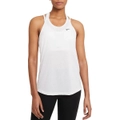 Nike Womens White/Black Elastika Dry-Fit Tank Top