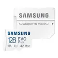 Samsung Evo Plus 128GB microSDXC 130MB/s V30 Memory Micro SD Card with Adapter