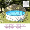 Outdoor Swimming Pool Dome House Tent Pool Cover Accessory Multi sizes vidaXL