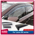 Injection Weather Shields for Lexus RX200T / 300 / 350 / 450h 5Seats 2015-2022 Weathershields Window Visors