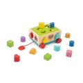 16pc Tooky Toy Kids/Children Wooden Shape Sorter Educational Block Puzzle 12m+
