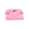 Charlie's Shaggy Faux Fur Bolster Sofa Protector Calming Dog Bed Ombre Pink (Small, Large,XX Large)