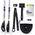 Trx Fit Suspension Trainer Home Exercise Kit w/ Straps/Door Anchor/Mesh Bag