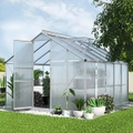 Greenfingers Greenhouse 3x2.5x1.95M Aluminium Polycarbonate Green House Garden Shed