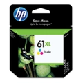 HP 61XL High Yield Ink Cartridge Tri Colour Cyan Magenta Yellow Value Pack