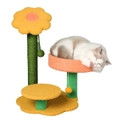 Floofi 90cm Sunflower Highly Durable Practical Plush Scratching Post Cat Tree
