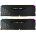 Corsair VENGEANCE RGB RS 32GB DDR4 Desktop RAM Kit - Black 2x 16GB - 3200 MHz - Unbuffered - 16-20-20-38 - 1.35V - Black PCB - For AMD Ryzen & Intel [CMG32GX4M2E3200C16]