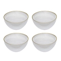 4x Ismay Round 750ml Glass Dish Noodle Bowl Soup/Rice Food Serving Dinnerware WH