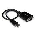 StarTech 1 ft USB to RS232 Serial DB9 Adapter Cable with COM Retention [ICUSB232PRO]