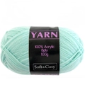 Soft & Cozy 100g Acrylic 8ply Knitting Yarn Mint