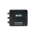 Upscaler 1080p Mini AV 2 HDMI Converter RCA to High Definition Nintendo SNES N64