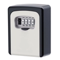 4-Digit Combination Lock Key Safe Storage Box Padlock Security Home Gate Coffer