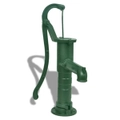 Cast Iron Garden Hand Water Pump in Green 65cm