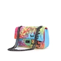 Nevenka Womens Crossbody Handbag Graffiti Cute Leather Shoulder Bag-Multicolor