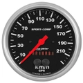 Auto Meter Sport-Comp GPS Speedometer5" In-Dash Metric 0-225 kph AU3983-M