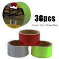 36x Reflective Honeycomb Tape 3M x 5cm Adhesive Roll Safety Warning Car Truck