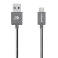 Mbeat Toughlink Space Gray 1.2m Metal Braided MFI Lightning Cable - Gray