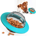Flying Disk Pet Food Dispenser Food Feeder Leaking Food Ball Dog Toy