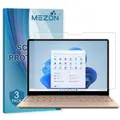 [3 Pack] MEZON Ultra Clear Film Screen Protector for Microsoft Surface Laptop Go 2 (12.4") – Case and Surface Pen Friendly, Shock Absorption