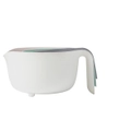 Grand Designs Plastic Mixing Bowl 3Pcs With Colander Measuring Jug Baking Bowl