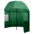 Fishing Umbrella Green 300x240 cm vidaXL