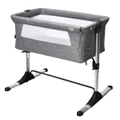 Costway Co-Sleeper Baby Bassinet Cot Crib Bedside Adjustable Height W/Mattress & Carry Bag