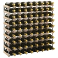 Wine Rack for 72 Bottles Solid Pinewood vidaXL