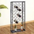 28 Bottles 100cm Metal Wine Cabinet Storage Table Rack Holder Home Bar Organiser