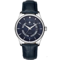 8863 Business Style Leather Strap Men Wrist Watch Calendar Clock Quartz Watch 2