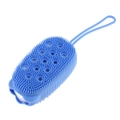 8 PCS Silicone Body Scrub Exfoliating Shower Scrub Sponge Bubble Bath Brush Massager Cleansing Pad Bathroom Accessories