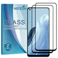 [2 Pack] Full Coverage OPPO Reno8 Lite 5G Tempered Glass Crystal Clear Premium 9H HD Screen Protector by MEZON (OPPO Reno8 Lite 5G, 9H Full)