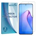 [3 Pack] OPPO Reno8 Pro 5G Ultra Clear Screen Protector Film by MEZON – Case Friendly, Shock Absorption (OPPO Reno8 Pro 5G, Clear)
