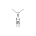 Crystals from SWAROVSKI ® White Gold Layered Buckingham Necklace