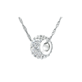 Sterling Silver Charm Necklace featuring SWAROVSKI Crystals