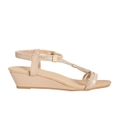 Precious by Vybe Women's Strappy Sandal Wedge Heel